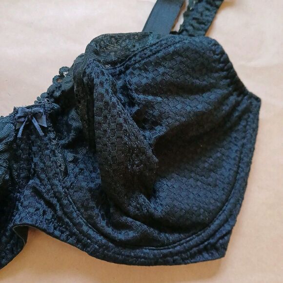 Fit Fully Yours Bra Size 30H Green Lace Underwire - Picture 5 of 6